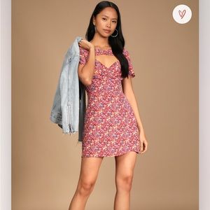 Lulus Floral Dress